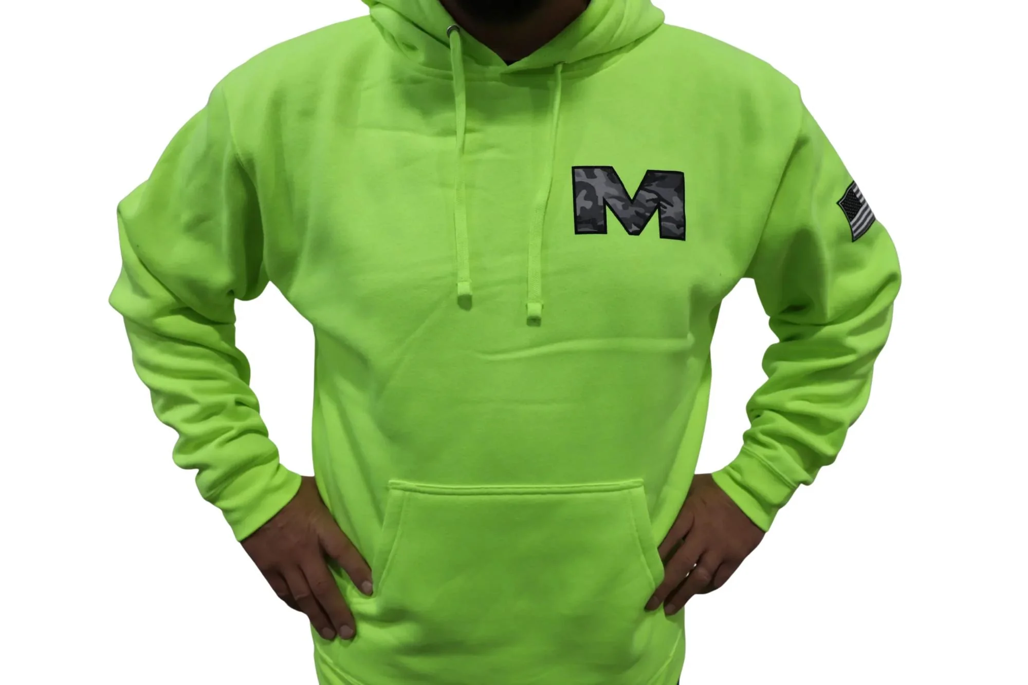 Martinez 10 Year Anniversary Hoodie - Safety Yellow - Small - Image 3