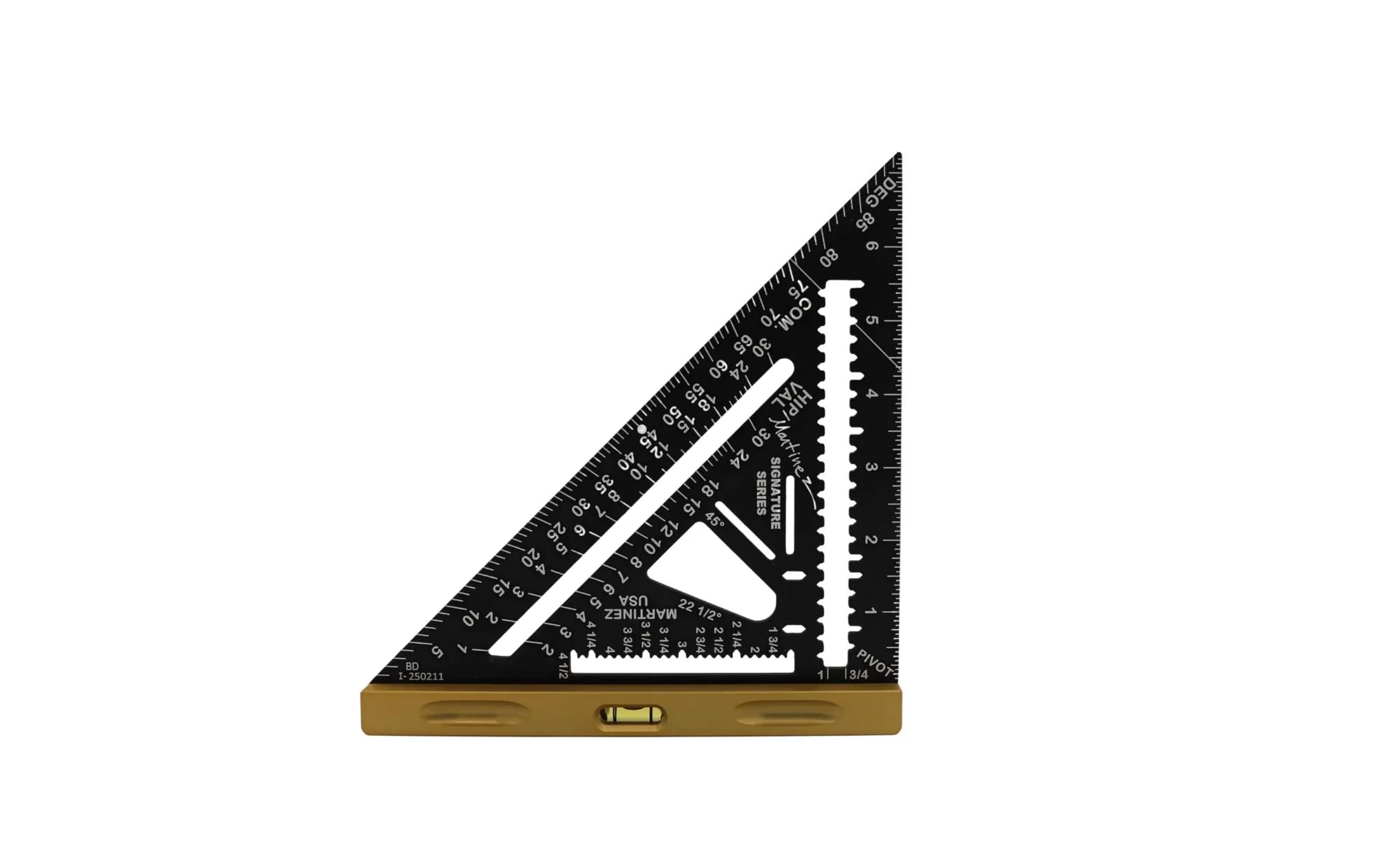 Martinez Aluminum Rapid Square Imperial Blade Gold - Image 2
