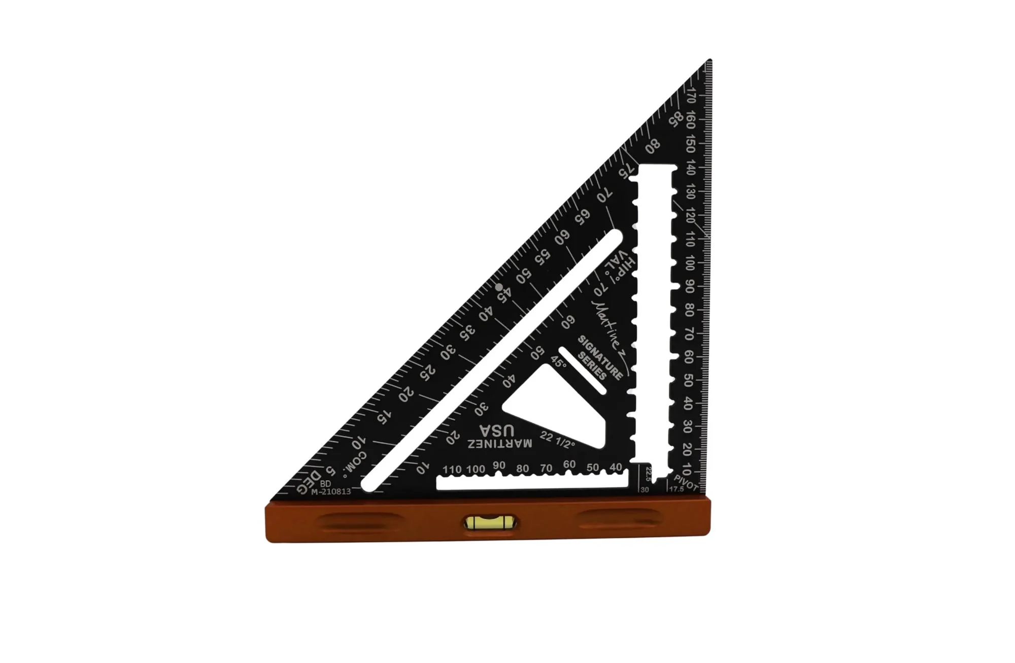 Martinez Aluminum Rapid Square Metric Blade Orange - Image 2