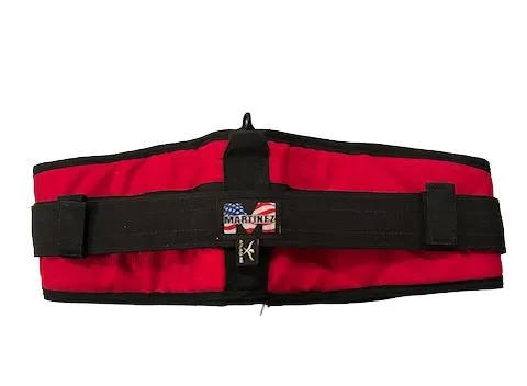 Martinez Padded Tool Belt - Black & Red - Size Medium - Image 4