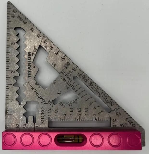 Martinez Titanium Micro Square Imperial Pink