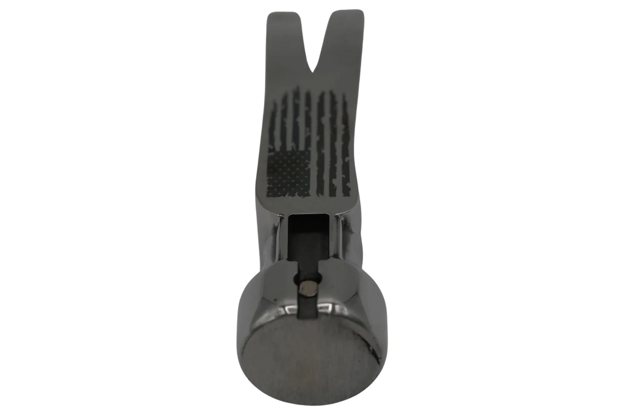 Polished Martinez Tool Co. M1 Smooth Face Framing Hammer Head With American Flag - Image 3